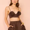 Alemais Helix Crop Top in^ Party