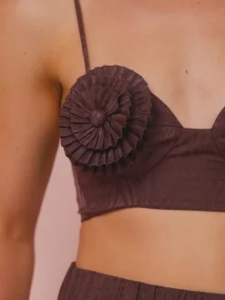 Alemais Helix Crop Top in^ Party