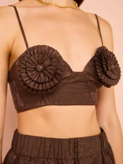 Alemais Helix Crop Top in^ Party