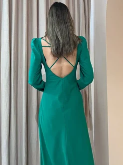 By Johnny Olivia Strap Back Maxi in^ Midi | Maxi & Gown