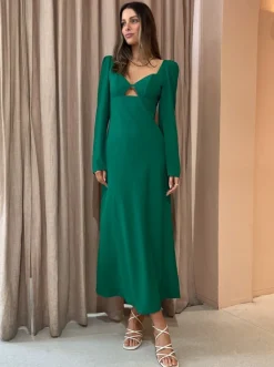 By Johnny Olivia Strap Back Maxi in^ Midi | Maxi & Gown