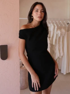 By Nicola Aurelie Mini Dress in^ Formal | Black Tie