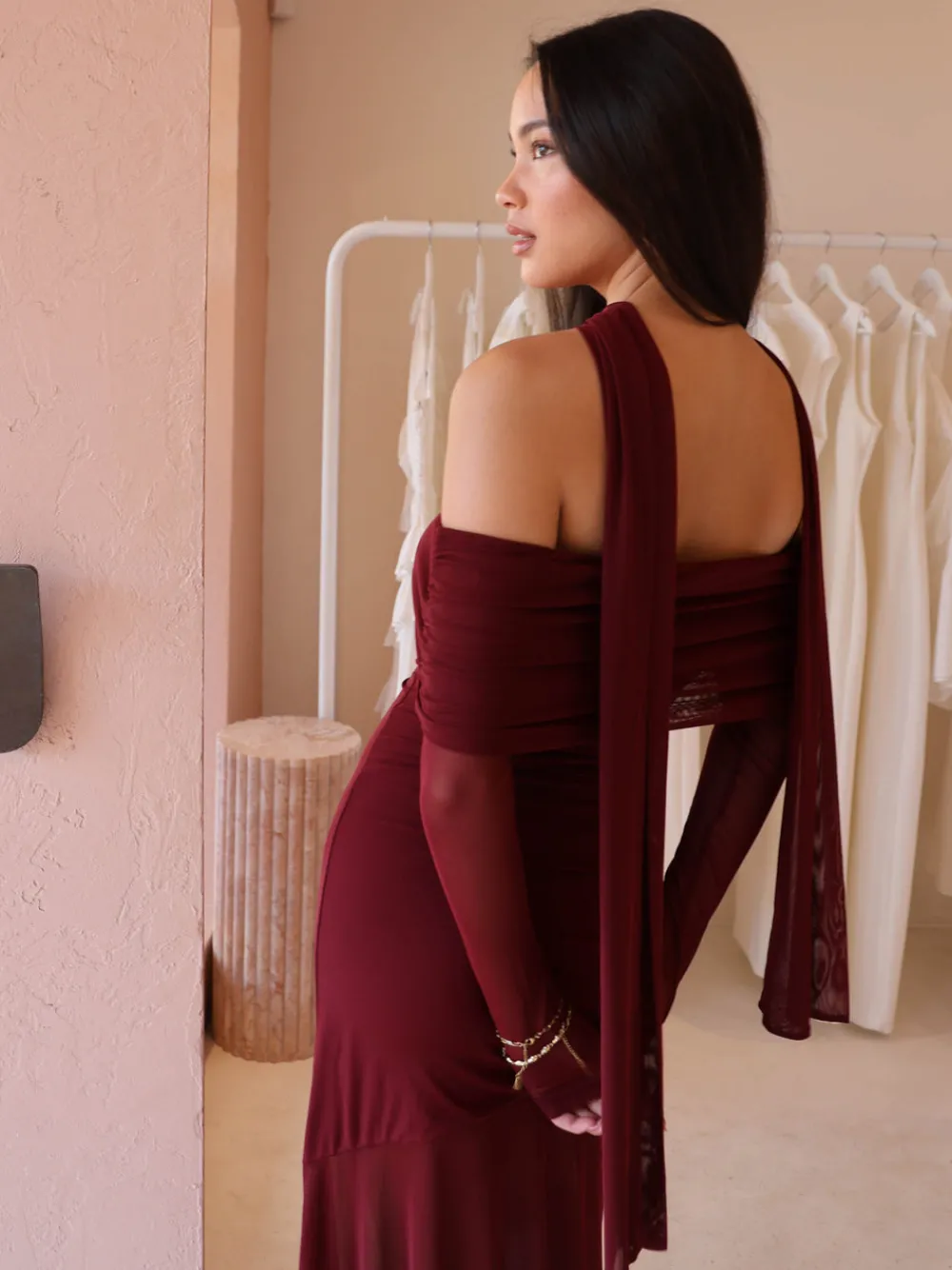 By Nicola Belle Maxi Dress in^ Bump Friendly | Formal