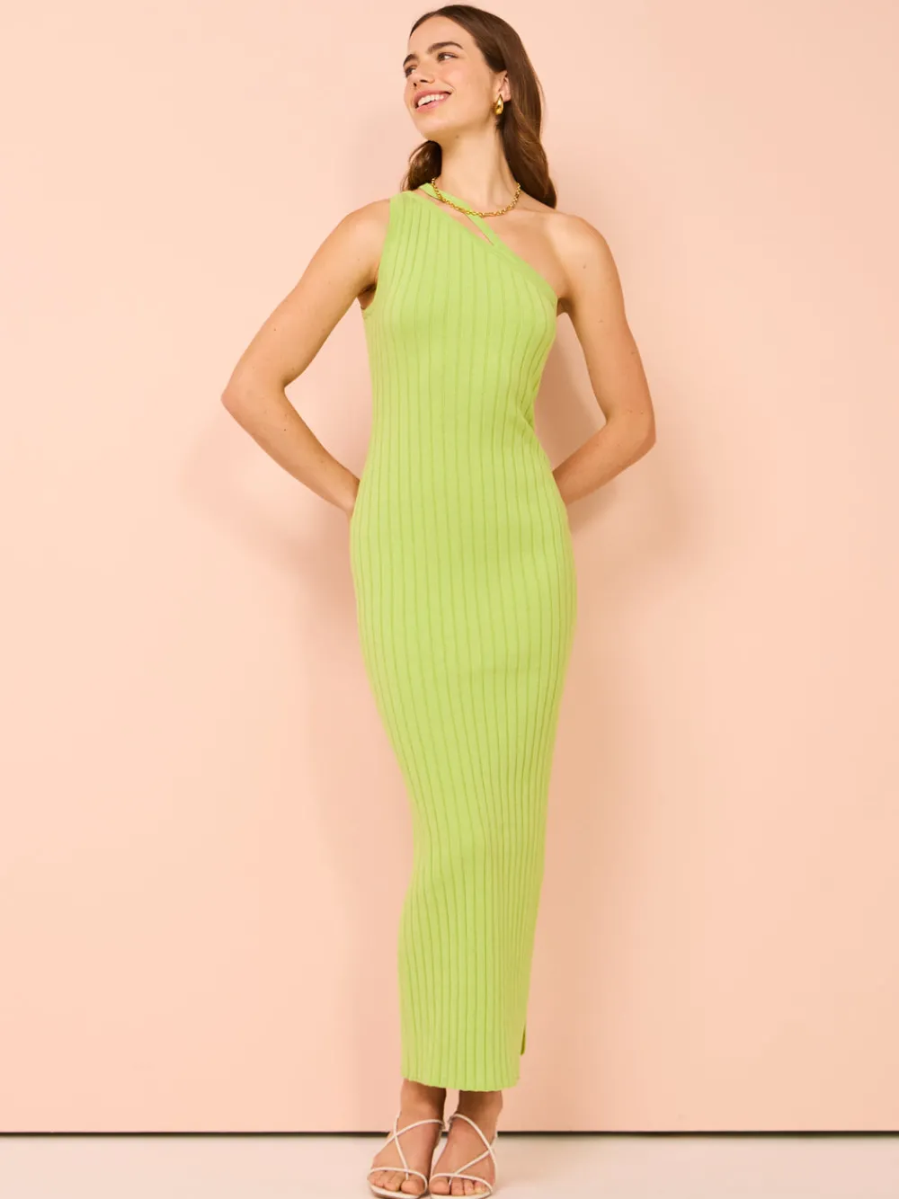 By Nicola Calypso One Shoulder Maxi Dress in^ Midi | Maxi & Gown