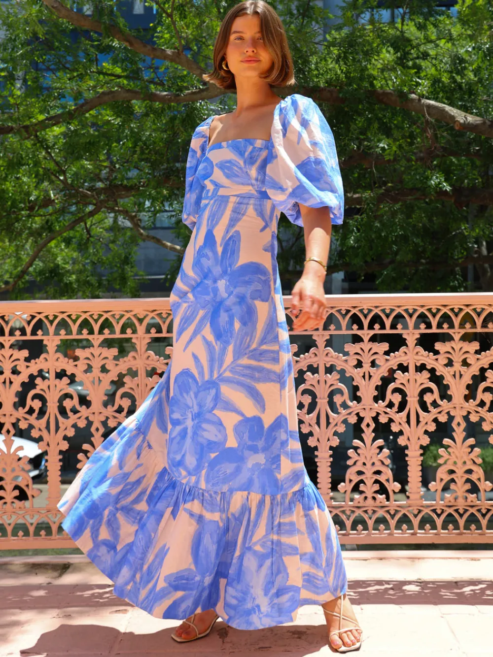By Nicola Camille S/S Maxi Dress in^ Wedding Guest | Midi