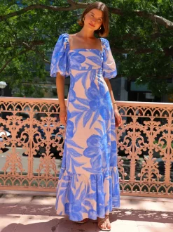 By Nicola Camille S/S Maxi Dress in^ Wedding Guest | Midi