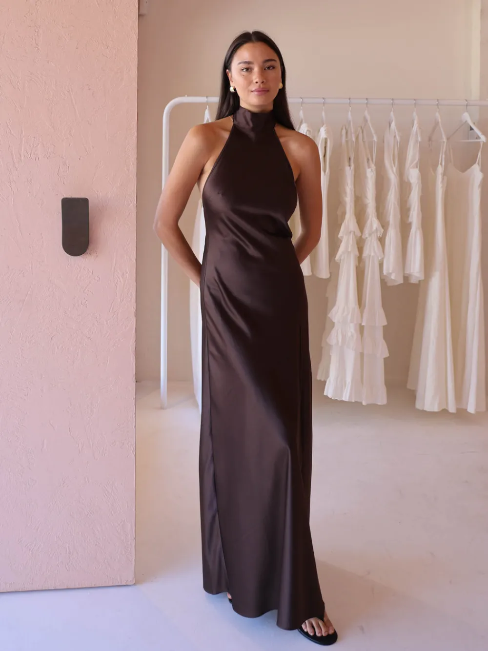 By Nicola Esme Maxi Dress in^ Bridesmaid | Black Tie