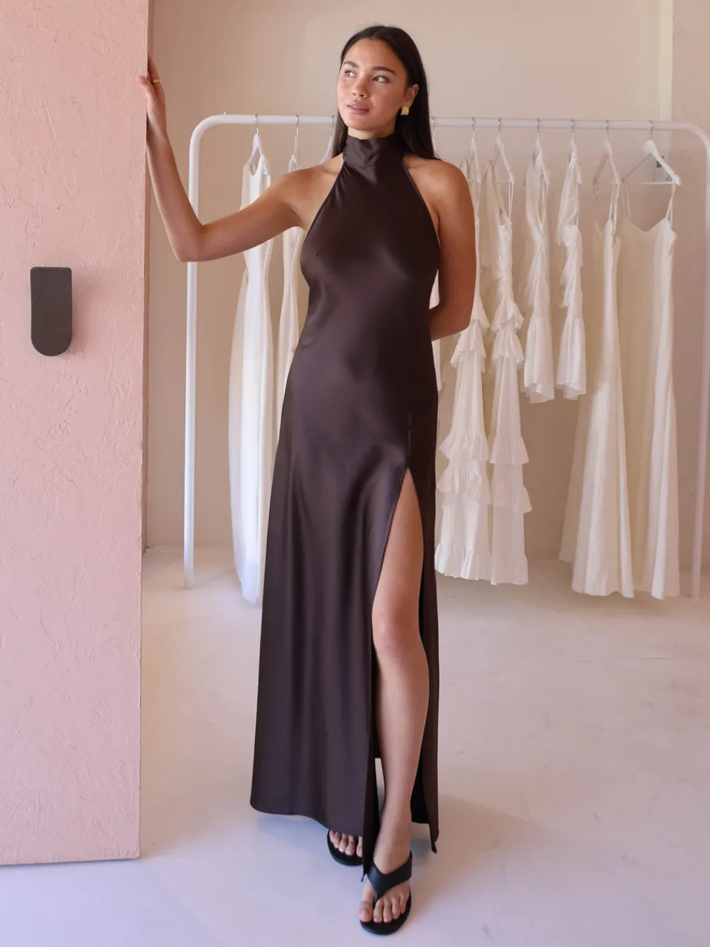 By Nicola Esme Maxi Dress in^ Bridesmaid | Black Tie
