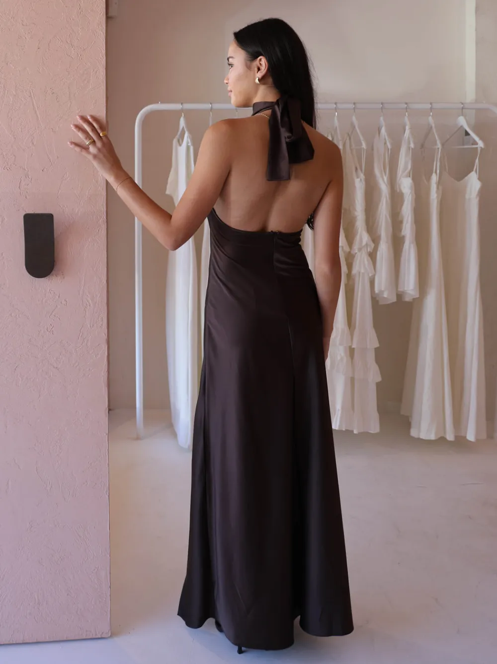 By Nicola Esme Maxi Dress in^ Bridesmaid | Black Tie