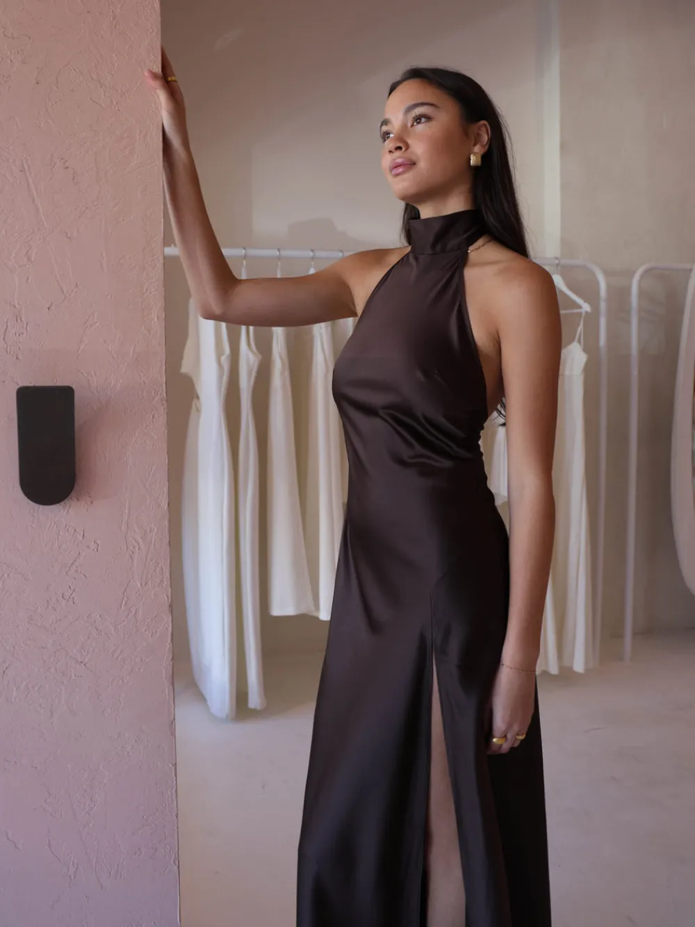 By Nicola Esme Maxi Dress in^ Bridesmaid | Black Tie