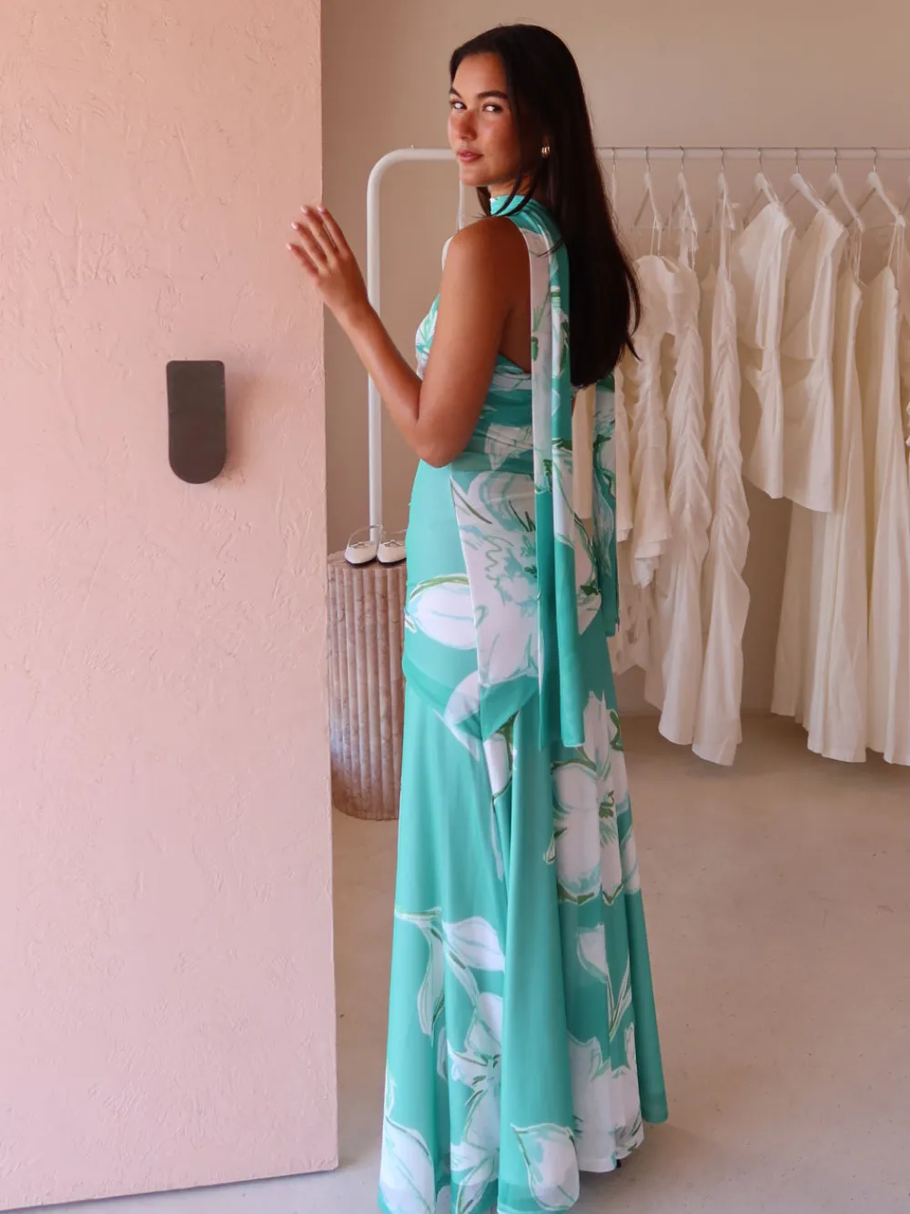 By Nicola Fiesta Off Shoulder Maxi Dress in^ Party | Formal