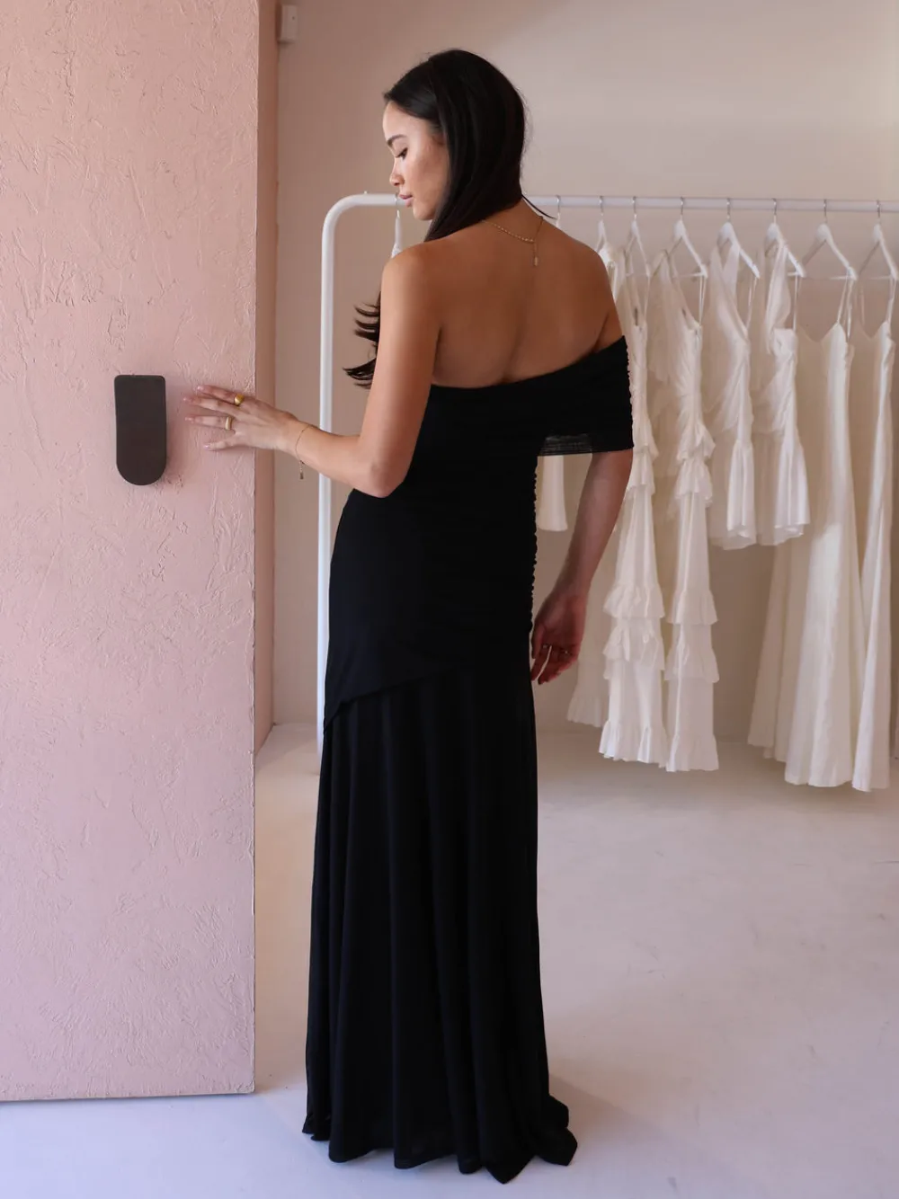 By Nicola Fiesta Off Shoulder Maxi Dress in^ Party | Formal