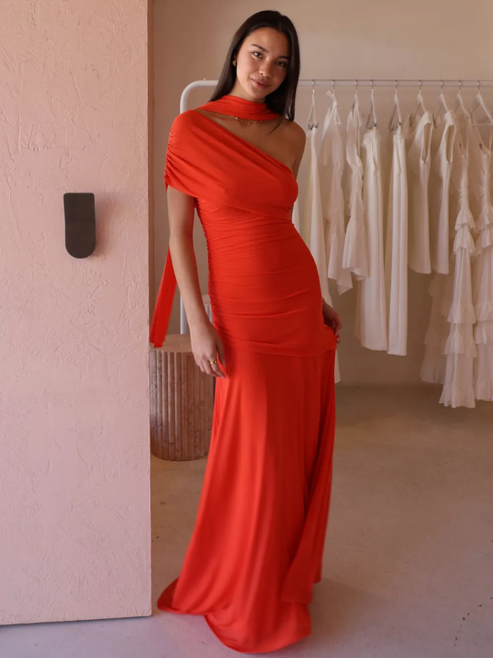By Nicola Off Shoulder Maxi Dress in^ Party | Formal