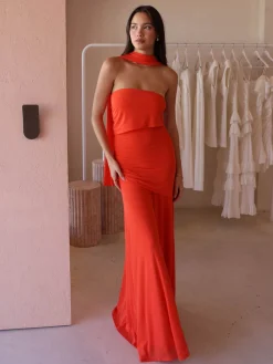 By Nicola Off Shoulder Maxi Dress in^ Party | Formal