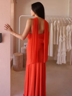 By Nicola Off Shoulder Maxi Dress in^ Party | Formal