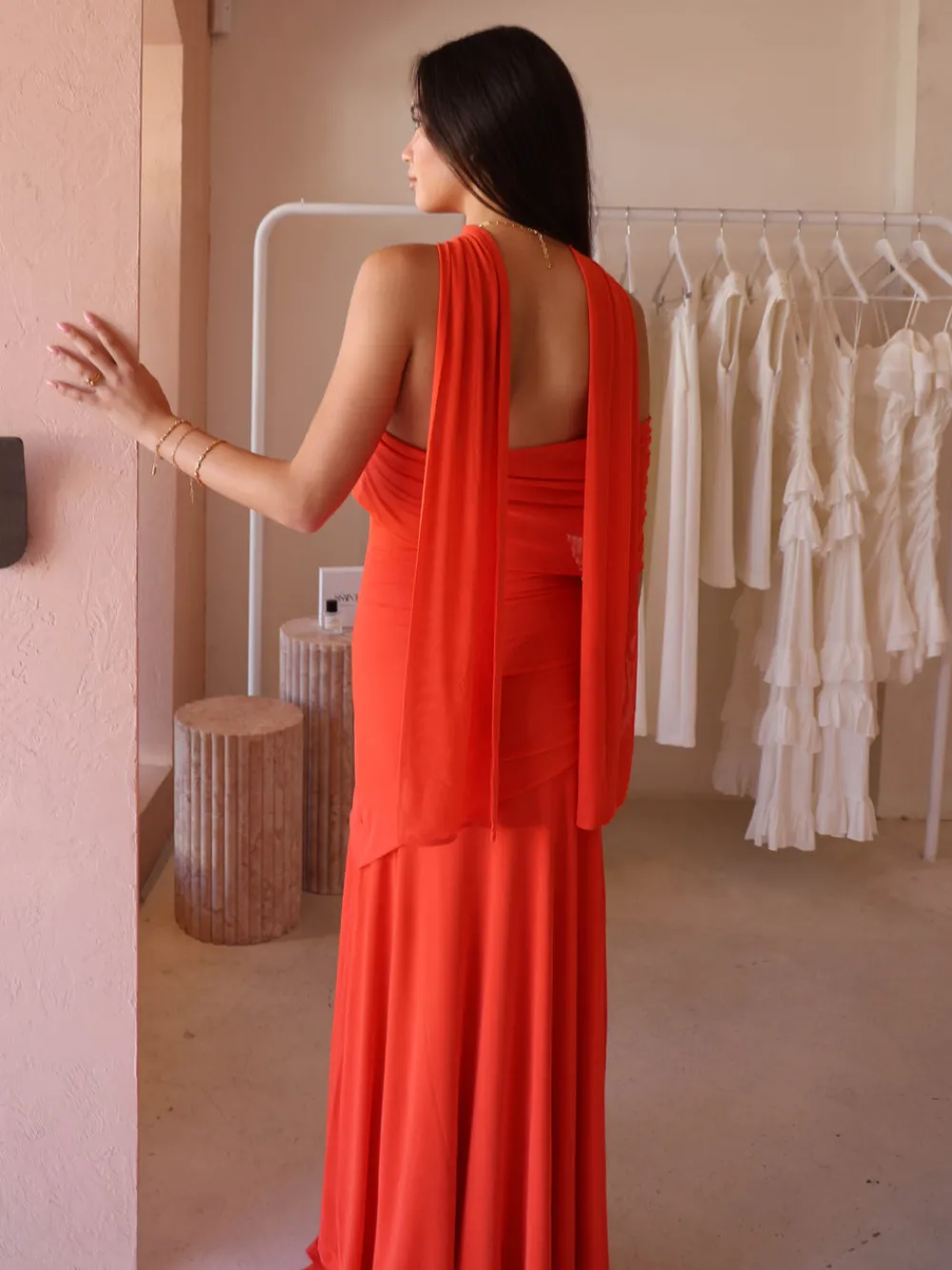 By Nicola Off Shoulder Maxi Dress in^ Party | Formal