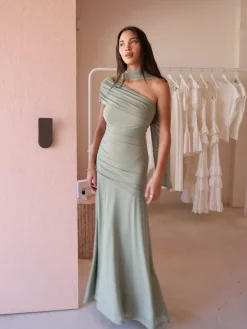 By Nicola Fiesta Off Shoulder Maxi Dress in^ Bridesmaid | Formal