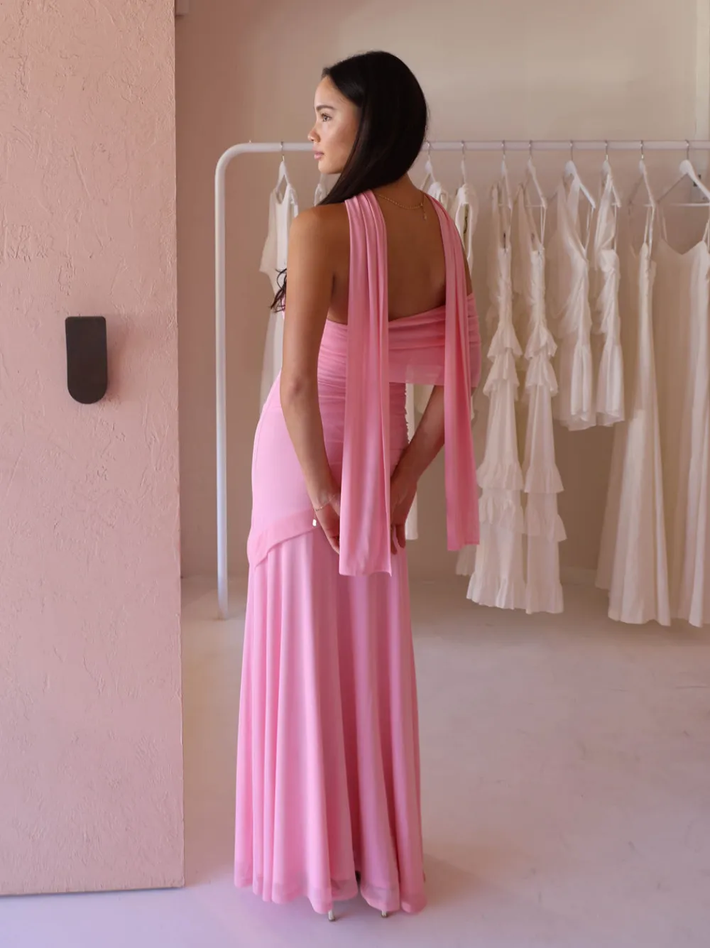By Nicola Fiesta Off Shoulder Dress in^ Formal | Wedding Guest