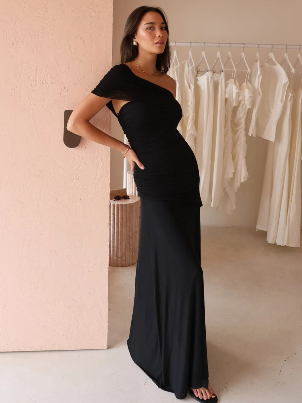 By Nicola Fiesta Off Shoulder Maxi Dress in^ Party | Formal