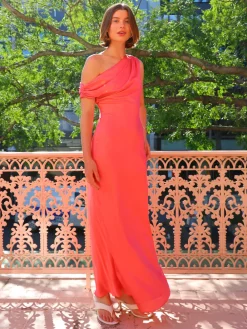 By Nicola Hailey One Shoulder Maxi Dress in^ Formal | Black Tie
