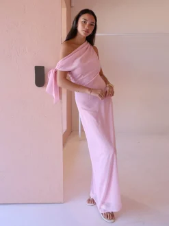 By Nicola Hayley Tie Dress in^ Black Tie | Wedding Guest