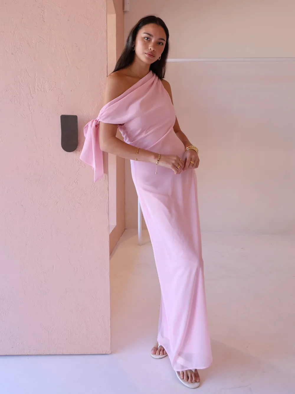 By Nicola Hayley Tie Dress in^ Black Tie | Wedding Guest