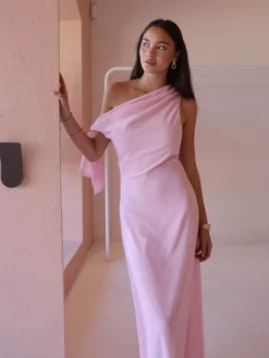 By Nicola Hayley Tie Dress in^ Black Tie | Wedding Guest