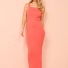 By Nicola Lucia Split Neckline Maxi Dress in^ Bump Friendly | Midi