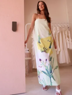 By Nicola Lyla Relaxed Maxi Dress in^ Bump Friendly | Party