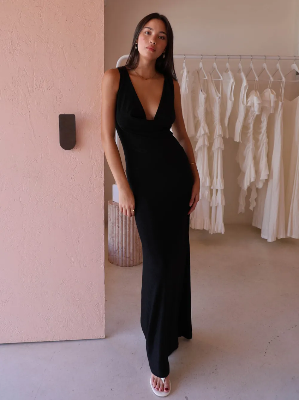 By Nicola Matisse Reversible Cowl Neck Dress in^ Bridesmaid | Party