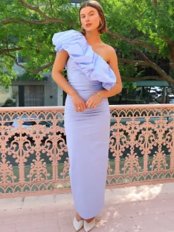 By Nicola Maya Maxi Bubble Frill Dress in^ Bridesmaid | Formal