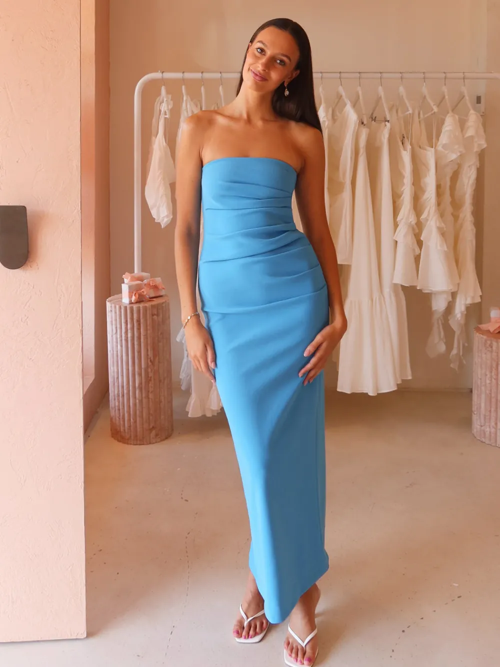 By Nicola Naomi Strapless Dress in^ Party | Formal