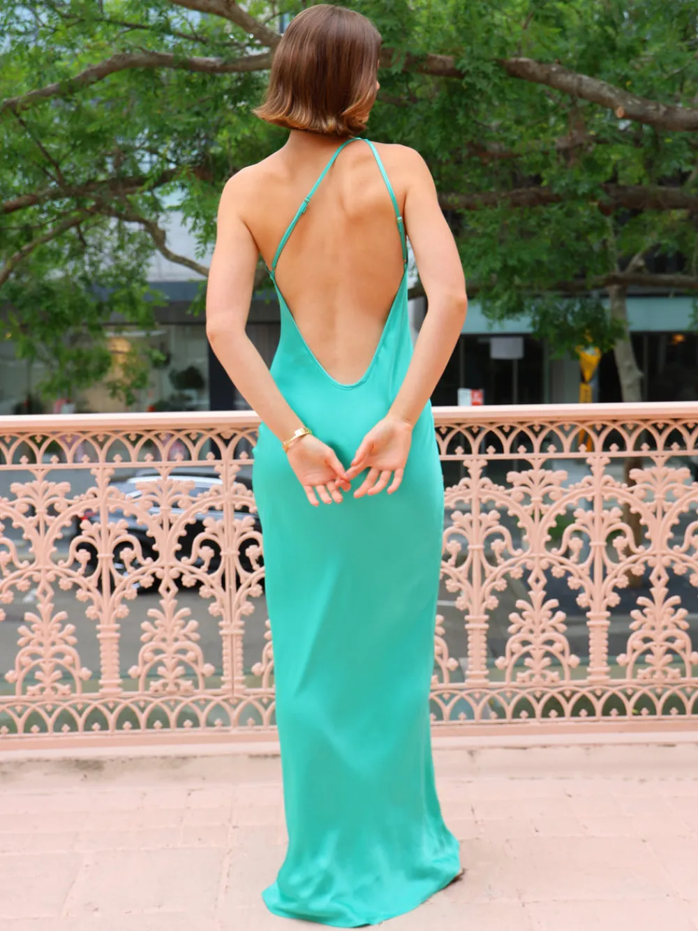 By Nicola Remy Open Back Maxi Dress in^ Bridesmaid | Party