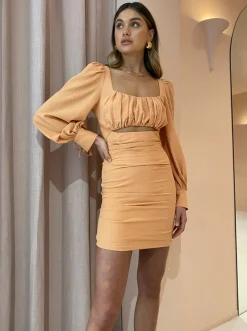 By Nicola Romantica L/S Mini Dress in^ Mini