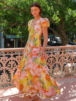 By Nicola S/S Wavy Maxi Dress in^ Party | Wedding Guest