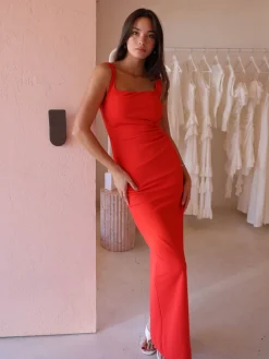By Nicola Theo Squareneck Dress in^ Party | Formal