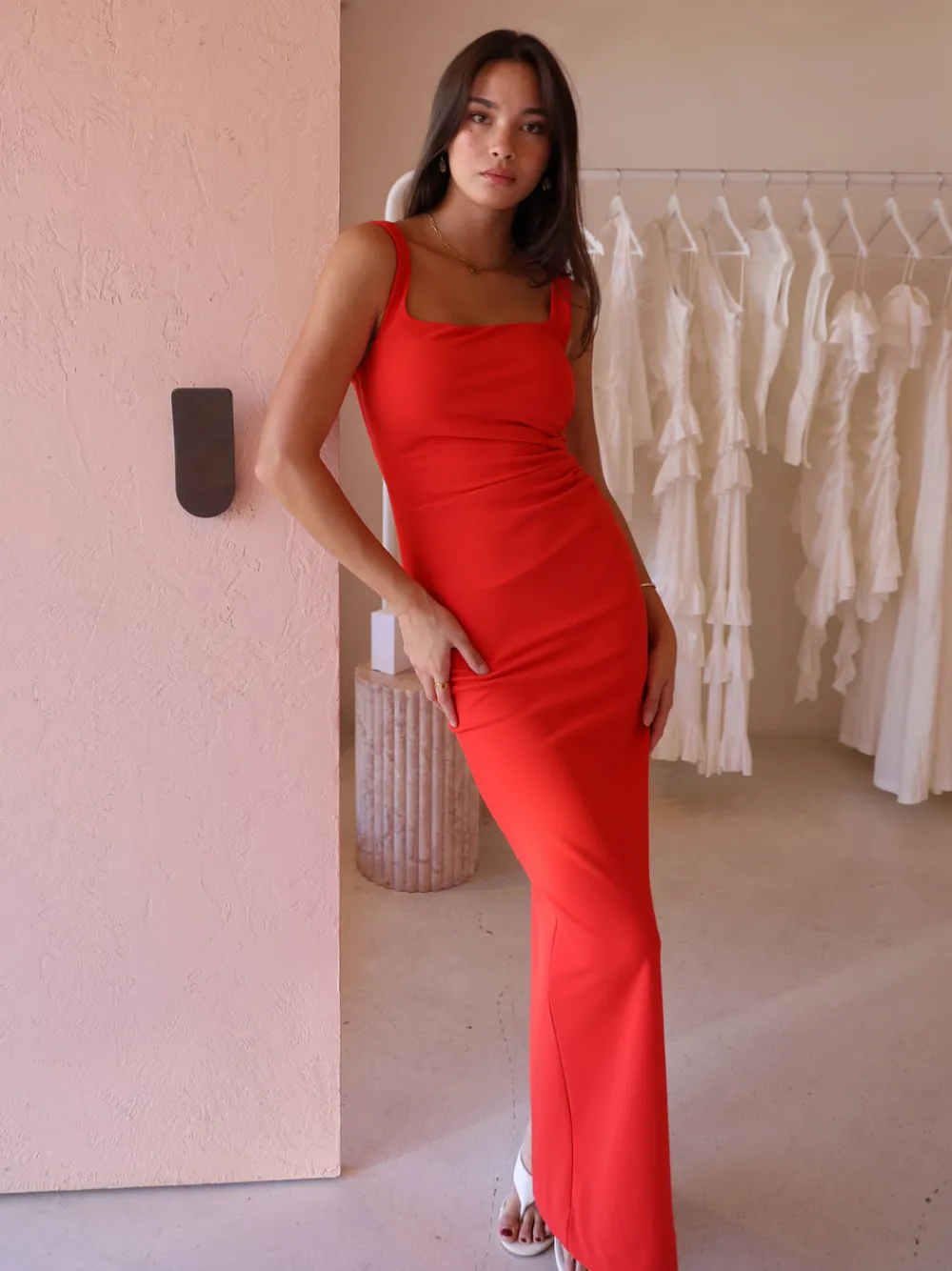 By Nicola Theo Squareneck Dress in^ Party | Formal