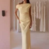 By Nicola Vivian Crepe Maxi Dress in^ Bridesmaid | Bride To Be
