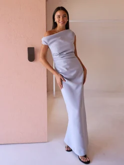 By Nicola Vivian Crepe Maxi Dress in^ Bridesmaid | Bride To Be