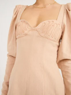 Clea Leyla Embroidered Mini Dress in^ Mini
