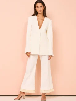 Clea Park Trouser in^ Bride To Be