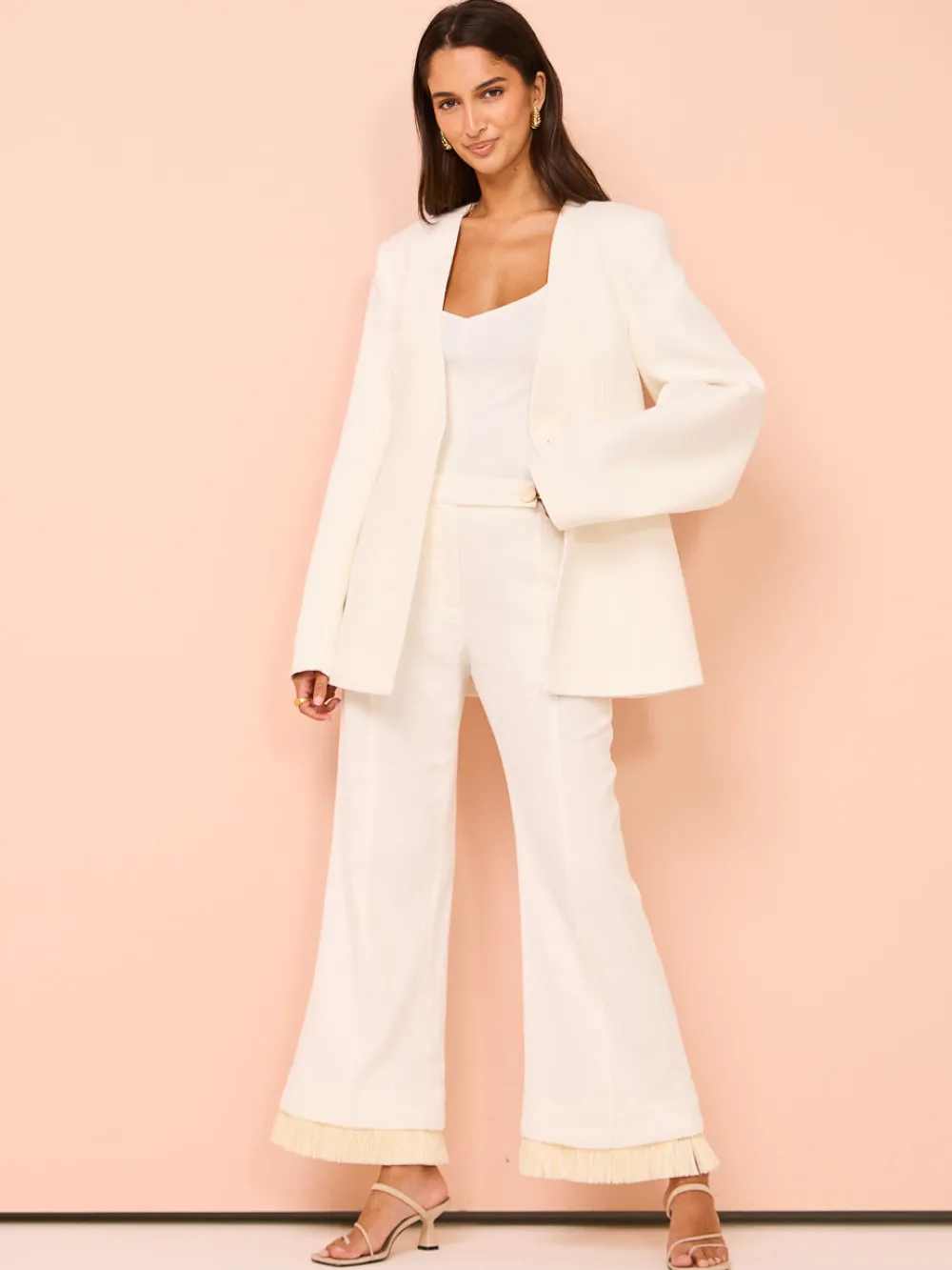 Clea Park Trouser in^ Bride To Be