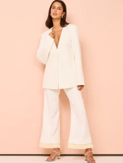 Clea Park Trouser in^ Bride To Be