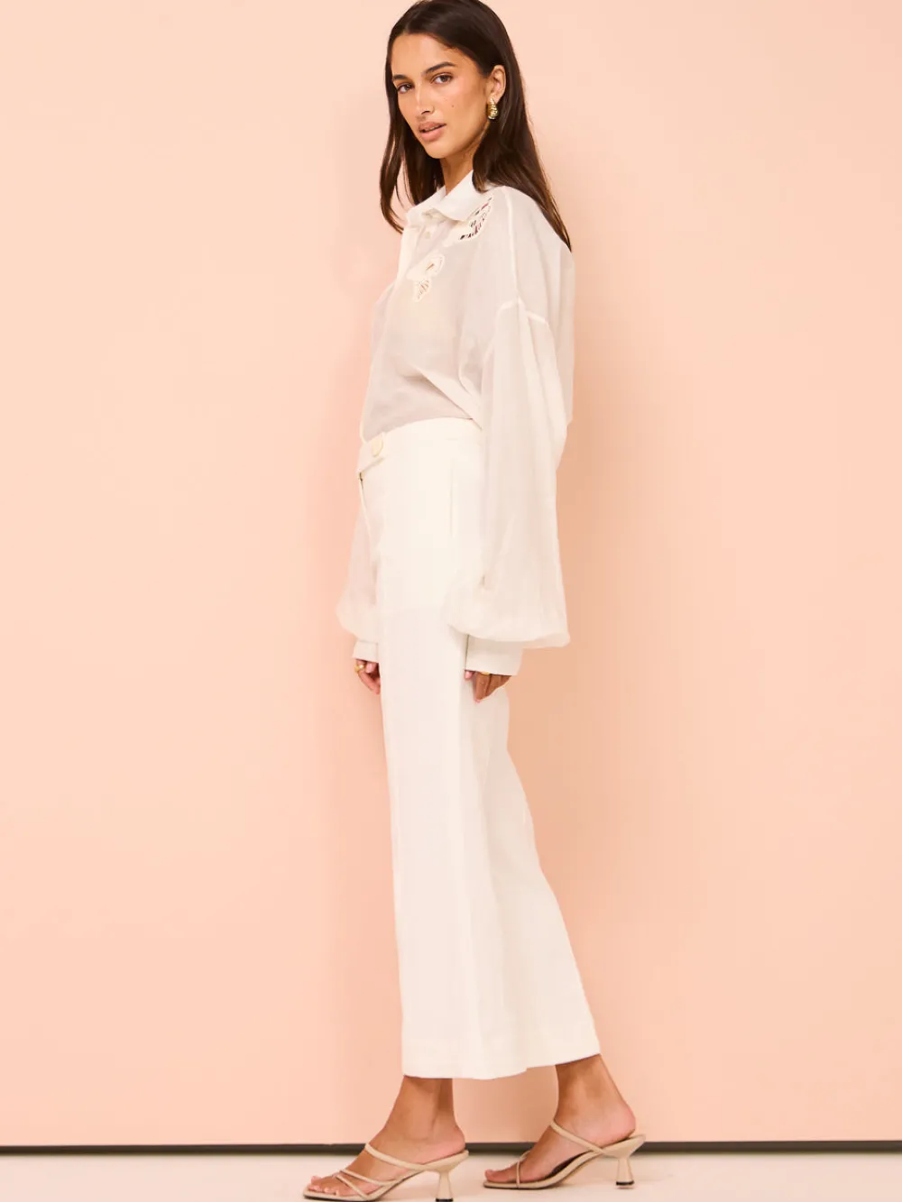 Clea Park Trouser in^ Bride To Be