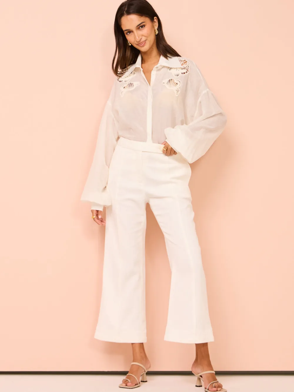 Clea Park Trouser in^ Bride To Be