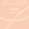 Coco & Lola E-Gift Voucher $500^ Formal