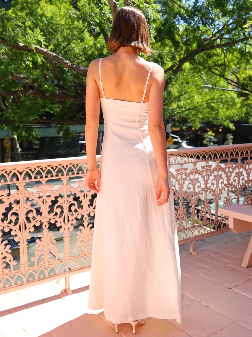 Hansen and Gretel Hansen & Gretel Pepper Maxi Dress in^ White Edit | Midi