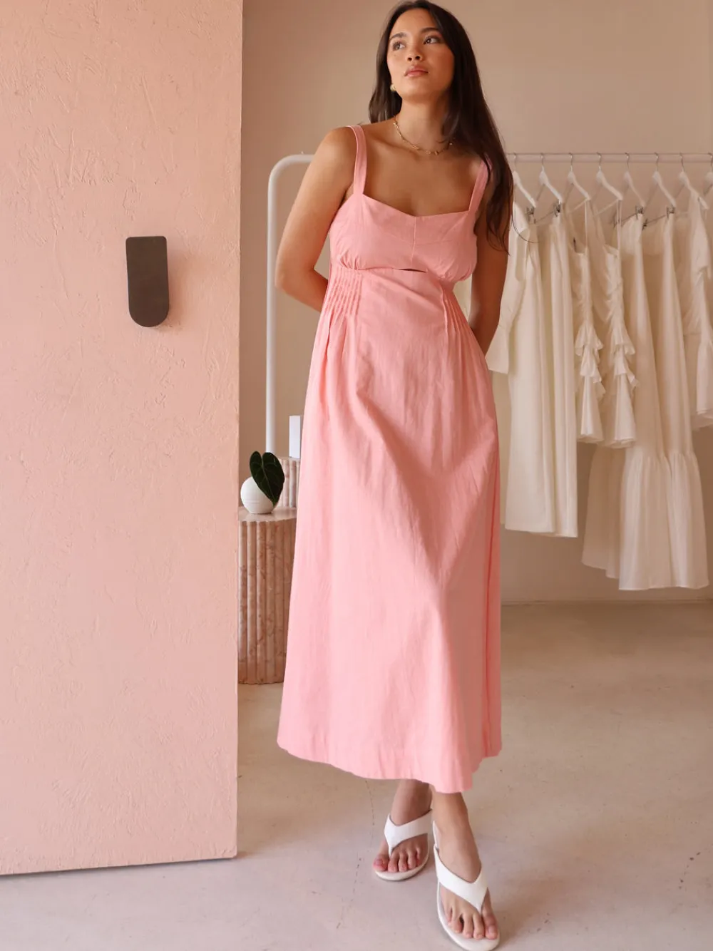 Mon Renn Sunlight Midi Dress in^ Bump Friendly | Midi