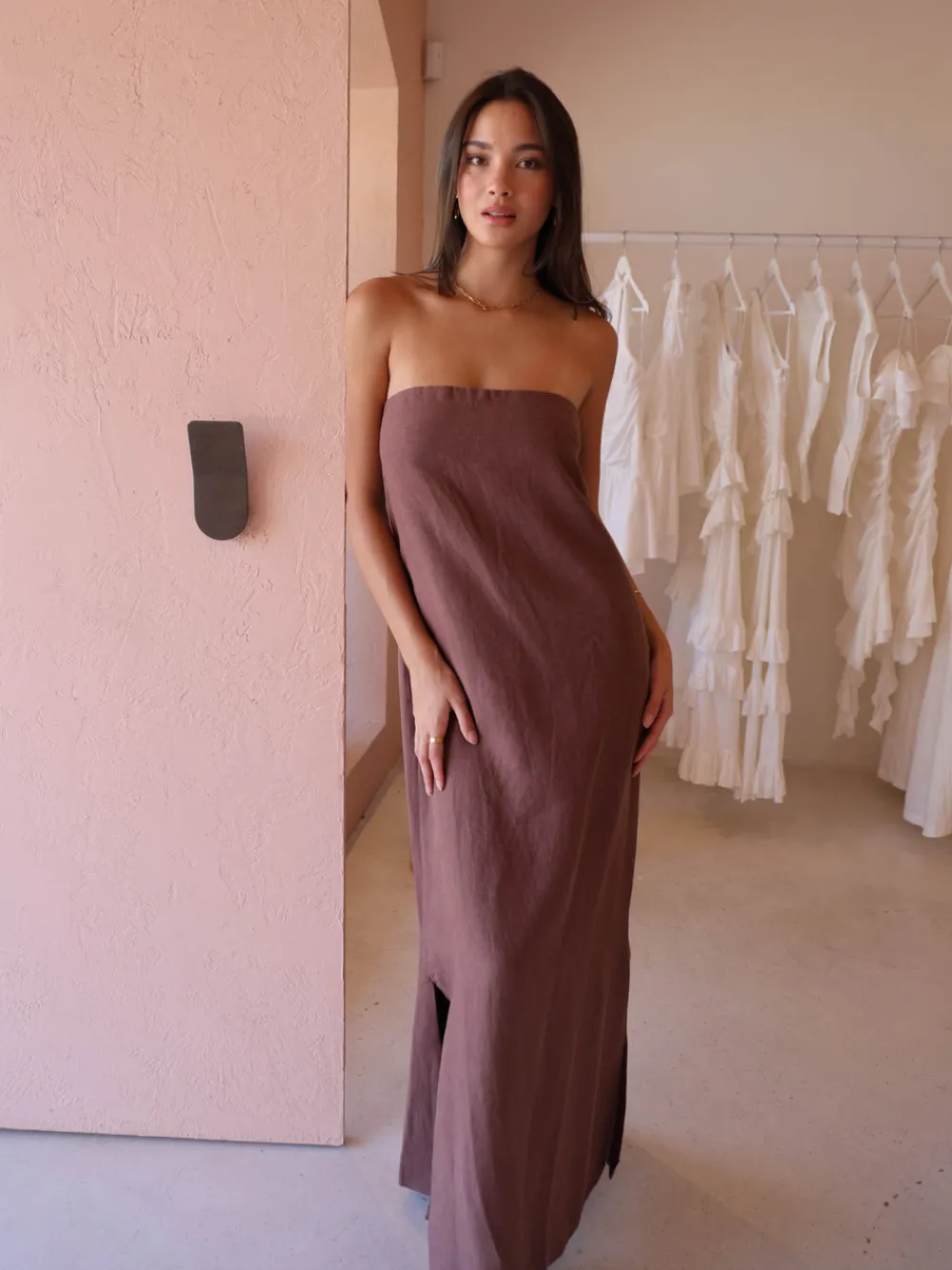 New Romantics Marc Strapless Maxi Dress in^ Party | Midi