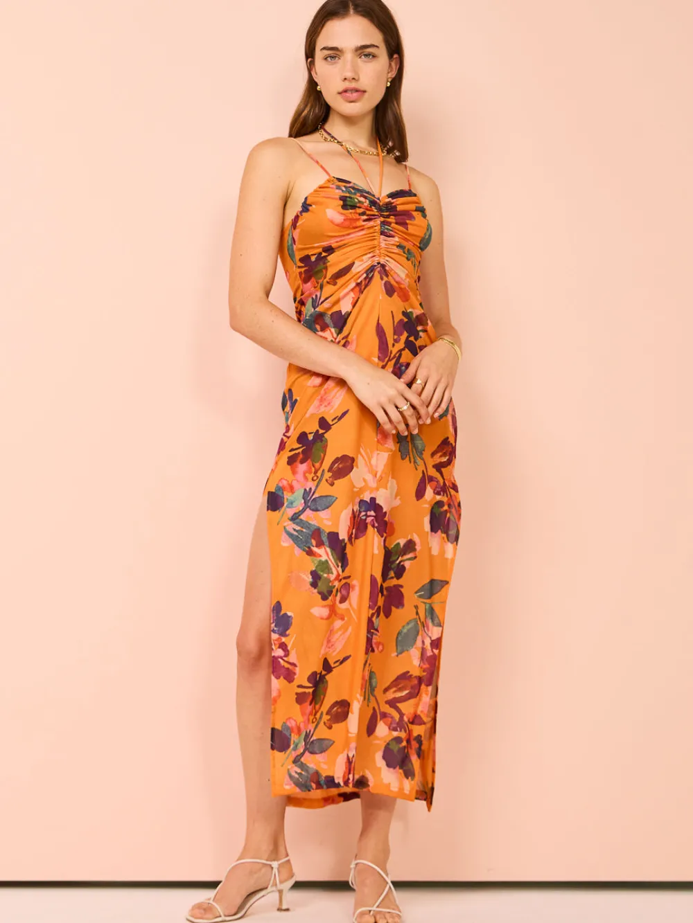 One Fell Swoop Amara Stretch Doubled Dress in^ Midi | Maxi & Gown